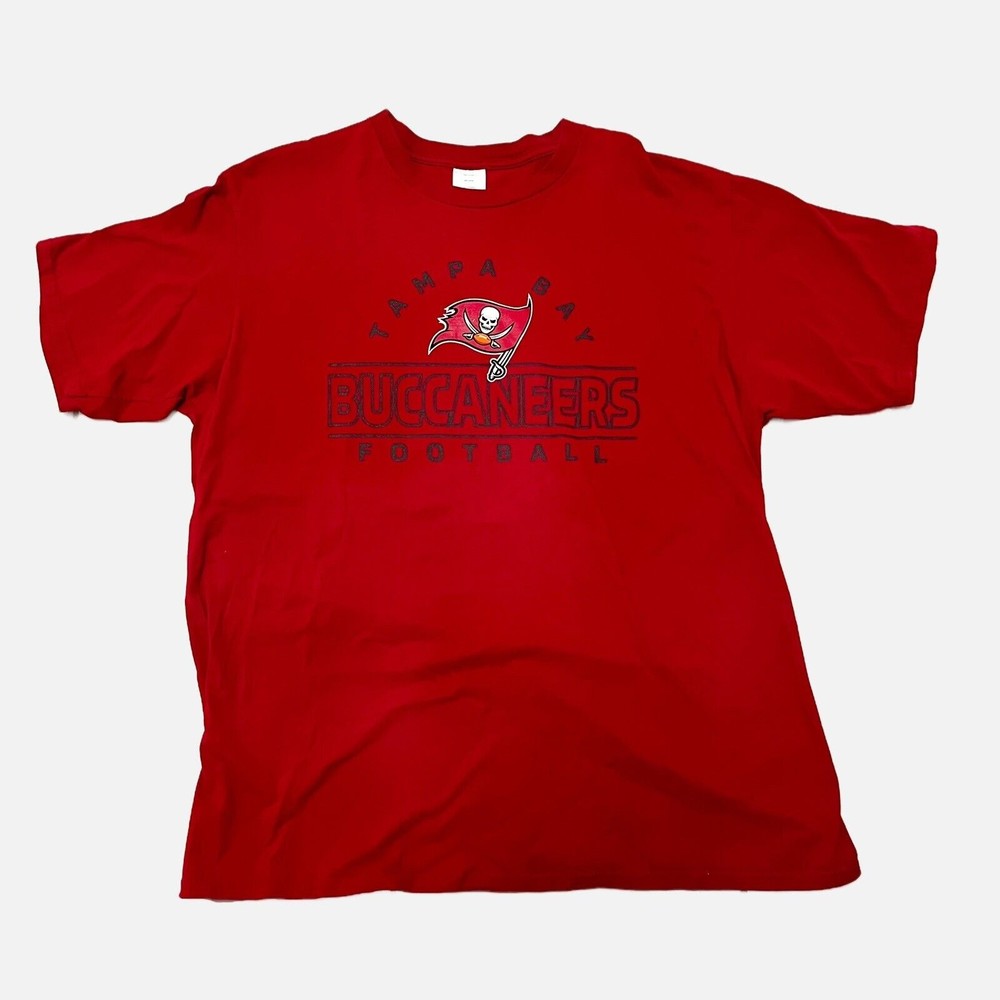 Fanatics Tampa Bay Buccaneers Red T Shirt Size XL